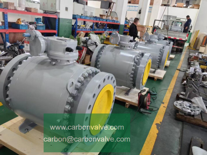 3pc trunnion ball valves