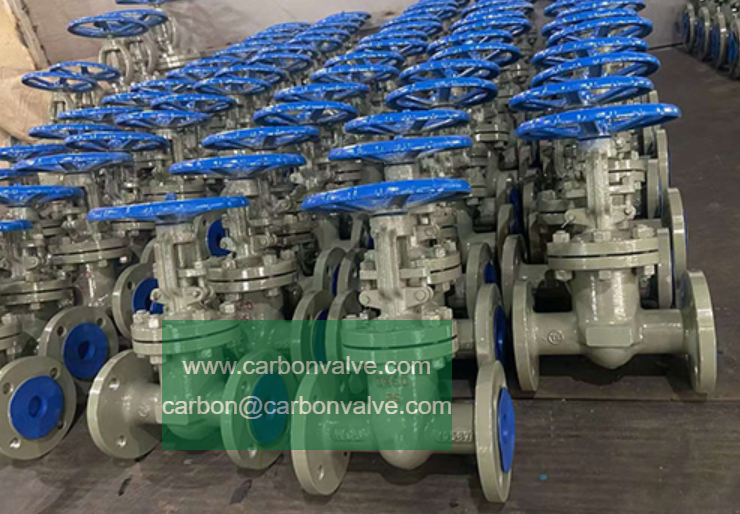 CARBON flanged gate valves